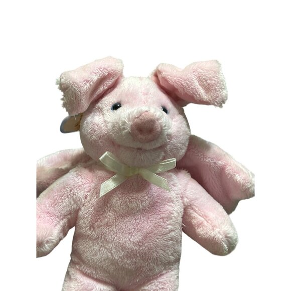 Holy Bears Penny the Pig Angel Plush Stuffed Animal Toy‎ Soft Pink Vintge Tag - Picture 2 of 5